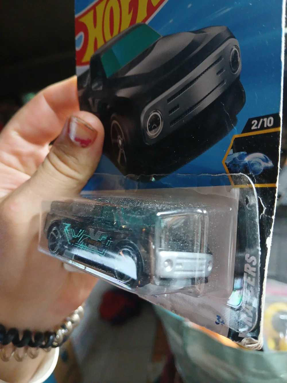 the Draftnator diecast car  2025 Hot Wheels X-Raycers  Black Kroger Exclusive